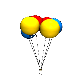 animowane balony